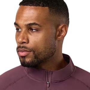 Men Energy 1/4 <b>Zip</b> Funnel Performance Top Breathable Stretch Training <b>Shirt</b> for Gym Workout and Sports - Product Image 5