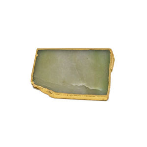 Ensemble de sous-verres en marbre blanc écologique de forme ronde avec perle élégante vaisselle de qualité supérieure idéale pour les repas et les cadeaux - Product Image 2