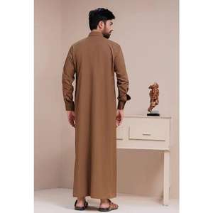 Vêtements islamiques pour garçons, thobe, longueur au sol, manches longues, prix de gros, vêtements décontractés en stock, best-seller - Product Image 5