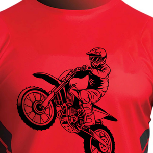 Maillots de motocross/moto à manches longues personnalisables, réversibles, grandes tailles, imprimés par transfert thermique, vierges, vente en gros - Product Image 4