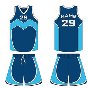 Vente en gros de haute qualité 100% polyester uniforme de basket-ball léger respirant et imprimé grande taille pour les sports de plein air - Product Image 5