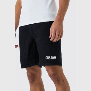 High Quality Baggy Custom <b>Men</b> <b>Jeans</b> <b>Shorts</b> <b>Men</b> Fit Baggy <b>Jeans</b> <b>Short</b> Dark Denim <b>Shorts</b> with Pocket <b>for</b> <b>Men</b> - Product Image 6