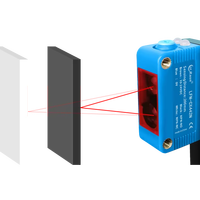 Capteur photoélectrique de suppression d'arrière-plan Leraun série LFN 12-24VDC NPN PNP pour l'emballage et la détection de convoyeur