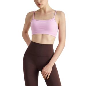 Soutien-gorge de sport pour femme grande taille à col carré, maintien élevé, respirant, pour yoga, gym, fitness, entraînement, avec coussinets amovibles, haut de sport - Product Image 1