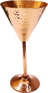 Gobelet à vin écologique 6oz en cuivre pur 100% de qualité supérieure fait à la main Mules de Moscou uniques Conception de calice Base en laiton Grand cadeau - Product Image 6