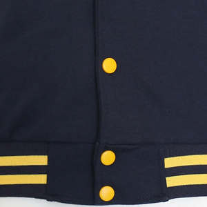 Wholesale Blank <b>Men's</b> Stand Collar Eco-Friendly Vintage Winter Varsity Jackets - Product Image 3