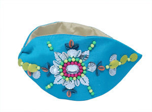 Bandeaux en coton de qualité supérieure, faits à la main, avec de belles broderies et des couleurs vives, pour filles, vente en gros auprès d'un exportateur indien pour les vêtements de fête - Product Image 2