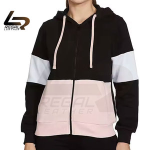 Sudaderas con capucha informales de mujer personalizables OEM tela de alta calidad para el logotipo frontal de cuello con capucha bordado 3D de invierno - Product Image 2