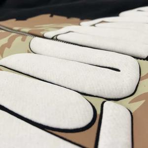 Sudadera con capucha personalizada para hombre 2021, venta al por mayor, ropa de calle Unisex, algodón orgánico impreso, alta calidad, bordado de gran tamaño, informal de silicona - Product Image 5