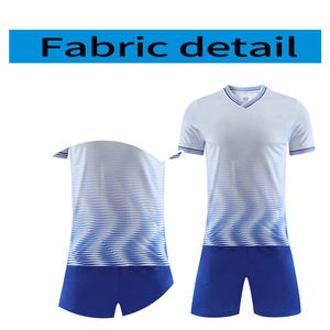 Conjunto de camisetas de fútbol personalizadas de alta calidad para hombre, corte automatizado, ropa de equipo de fútbol a la moda - Product Image 5