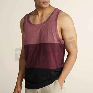 Camiseta sin mangas de bloque de Color para hombre, chaleco de gimnasio sin mangas, camiseta de Fitness elegante, ropa deportiva informal de verano para entrenamiento muscular, ropa deportiva de entrenamiento - Product Image 6
