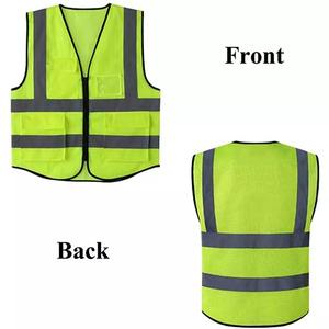 Uniforme de seguridad de alta visibilidad, chaleco reflectante, venta al por mayor, chaleco de seguridad vial, ropa de seguridad para Trabajadores viales - Product Image 5