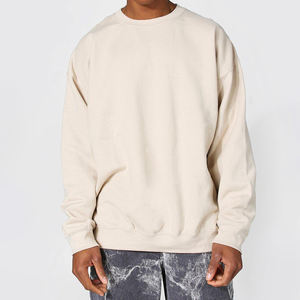 Sweat-shirts surdimensionnés imprimés bouffants 3D personnalisés pour hommes tissu français d'hiver en polaire à capuche lourde avec techniques brodées - Product Image 6