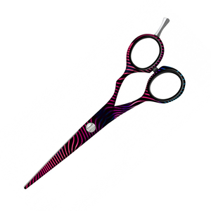 Ciseaux de coiffure professionnels en acier inoxydable avec revêtement papier pour salon de beauté et barbier, à pointe arrondie et manche élégant - Product Image 4