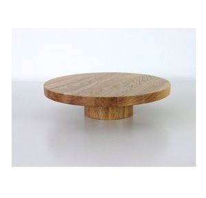 Usine En Gros Forme Ronde Travertin Gâteau Stand Plateau En Marbre Naturel Rond Gâteau De Mariage Pâtisserie Stand pour La Cuisson Décor À La Maison - Product Image 2