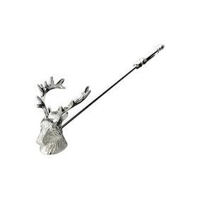 Rustic metal <b>candle</b> snuffer made for gentle flame handling adding charming character to softly glowing décor settings - Product Image 5