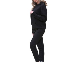 Women Oversized 100% Cotton Fleece Hooded Tracksuits 2-Piece Set Customized logo Women's Tracksuits Made By Isha Industry - Product Image 5