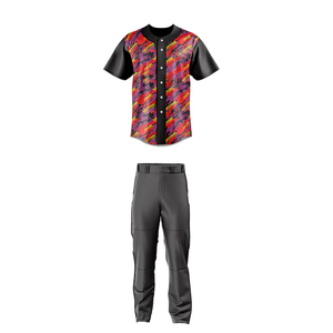 2025 nuevo diseño transpirable uniforme de béisbol al por mayor uniforme de béisbol sublimación traje de béisbol - Product Image 1