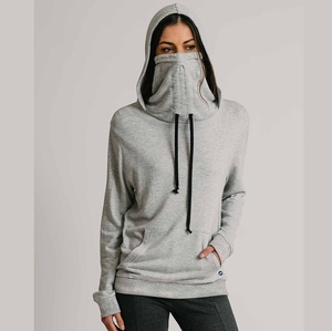 Color negro Ropa para hombre Sudadera con capucha Ninja En blanco Liso Ropa casual Al Aire Libre Invierno Cálido Fleece Para Comprar la venta al por mayor con capucha - Product Image 3