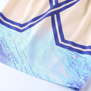 Meilleure vente haute qualité 100% Polyester Basketball Jersey Shorts ensemble respirant école jeunesse équipe uniformes été impression techniques - Product Image 5