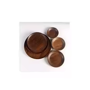 จานไม้อาหารค่ำและชุดอาหารค่ำไม้คุณภาพสูงและการออกแบบที่ดีที่สุดที่กำหนดโดยงานฝีมือเสี้ยว - Product Image 4