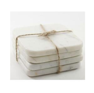 จานรองแก้วหินอ่อนทำด้วยมือแก้วหินกลมแบบพรีเมี่ยมอุปกรณ์เสริมเครื่องดื่มเหมาะสำหรับโต๊ะอาหารหรูหราสไตล์คลาสสิก - Product Image 2