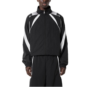 Conjunto de Chaqueta Cortavientos de Invierno para Hombre, Estilo Urbano, Chándal de Dos Piezas, Reflectante, con Cremallera, de Algodón y Felpa, Transpirable, 2026 - Product Image 3