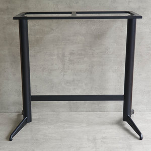 โต๊ะบาร์สไตล์อินดัสเทรียล ขาเหล็กคู่ ขนาด 120x60 ซม. เคลือบสีฝุ่น CHBCF029 - Product Image 3