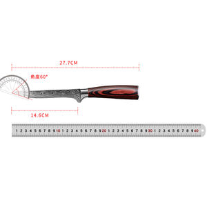 Cuchillo de Cocina Timhome, Nuevo, Personalizado, de 6 Pulgadas, Acero con Alto Contenido de Carbono 7Cr17, Mango de Madera Pakka, Ecológico, para Deshuesar - Product Image 6