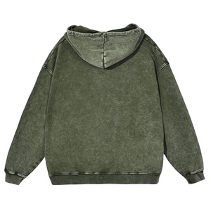 Sudadera con Capucha para Hombre, Última Moda de Invierno, Lavado Ácido, Poliéster y Algodón de Alta Calidad, Transpirable, Ecológica, con Cierre, 2026 - Product Image 2