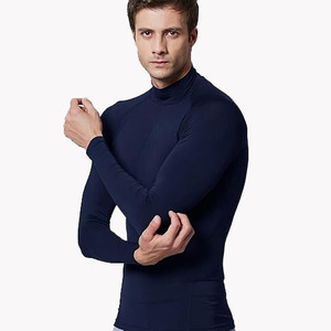 Men's Customized <b>Compression</b> <b>Shirts</b> for Long Sleeve Quick Dry Sportswear Wholesale Cheap Price <b>Compression</b> <b>Shirts</b> - Product Image 4