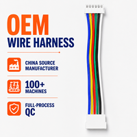 Kabel Ekstensi JST XH 2.54mm Pitch Male Female 2-10Pin Reverse Cable 100mm 200mm Custom
