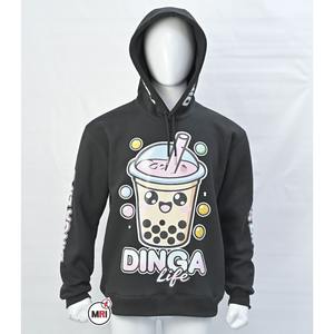 Fabricante de ropa de alta calidad 100% algodón polar serigrafía pulóver Sudadera con capucha ajuste Regular bordado estilo de punto Sudadera con capucha - Product Image 1