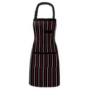 Offre Spéciale cuisine nettoyage pur coton matériel impression personnalisée cuisine tablier de cuisine ensemble - Product Image 5