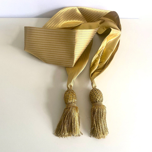 Personalizado 2025 doble impreso 72 "satén graduación estola flores graduación faja con borla blanca de alta calidad - Product Image 5