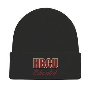 HBCU Educated Black Delta <b>Beanie</b> Hat DST Acrylic Cap Chenille Embroidery Greek Sorority Divine Nine Custom Beach <b>Waterproof</b> - Product Image 2
