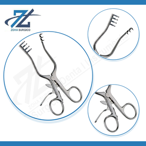 Retractor Weitlander de 3-4 Dientes, 165 mm de Largo, Acero Inoxidable Quirúrgico, Manual, Certificado CE, Instrumentos Reutilizables Hechos en Pakistán - Product Image 4