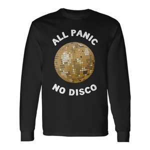 Camiseta de manga larga Hipster Introvert con cita de All Panic No Disco, producto promocional - Product Image 1