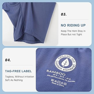 Calzoncillos Bóxer Personalizados con Logotipo para Hombre, 7 Pulgadas de Largo, Tallas Grandes, Ropa Interior Masculina de Algodón - Product Image 3