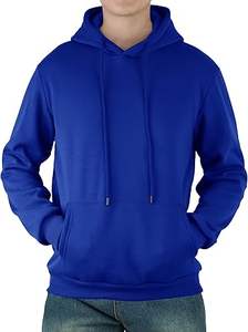 Sudaderas con capucha informales de invierno para hombre, forro de punto, Color sólido, 100% algodón, ajuste Regular, secado rápido y transpirable, alta calidad - Product Image 4