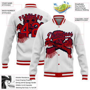 Chaqueta Universitaria Formal de Lona Recubierta, Colores Personalizados, Marca Personalizada, Precio Económico al por Mayor para Estudiantes Universitarios Unisex - Product Image 2