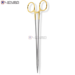 ที่ใส่เข็มทังสเตนคาร์ไบด์ TC พรีเมี่ยม9 ''23ซม. ขากรรไกรตรงสำหรับการผ่าตัดด้ามจับวงล้อล็อคเครื่องมือแพทย์ - Product Image 4