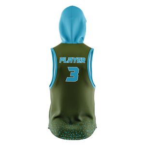 Wholesale 100% Cotton <b>Mens</b> Custom Logo Heavyweight Sublimation <b>Sleeveless</b> Blank <b>Hoodies</b> Sublimation <b>Sleeveless</b> Embossed Printing - Product Image 4