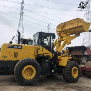 Chargeuse sur pneus Komatsu380 d'occasion 16,3 tonnes 3m³ de godet Marque japonaise d'origine Matériel de construction d'occasion Faible nombre d'heures Certifié CE - Product Image 5