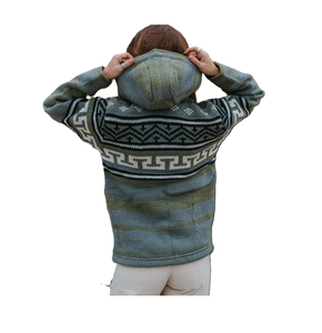 Chaquetas de lana de alto rendimiento para mujer Tejido transpirable Teñido en nuevos diseños para uso en exteriores - Product Image 2