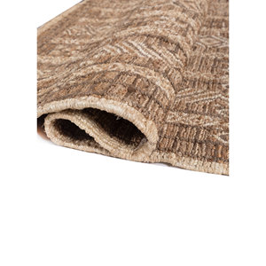 Classic Style Thyme Beige Brown Hand Knotted Jute Hemp <b>Rug</b> 9x12 Rectangle Geometric for Home for Living Hallway-PKJT-7004 - Product Image 2