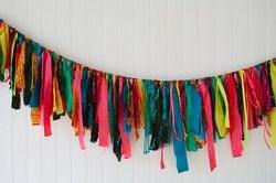 ธงประดับทำจากผ้าหลากสีแบบวินเทจประดับพวงมาลัยสำหรับงานเทศกาลแบนเนอร์ตกแต่งงานปาร์ตี้ประดับผนังสถานรับเลี้ยงเด็กแขวนตกแต่งสวน - Product Image 2