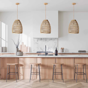 Handcrafted <b>Rattan</b> <b>Pendant</b> <b>Light</b> Eco-friendly Wicker <b>Rattan</b> Lampshade Boho Kitchen Bedroom Decor Wholesale From Vietam - Product Image 5