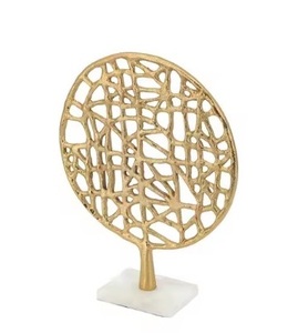 Sculpture décorative en métal de conception moderne de luxe pour la décoration de table intérieure d'hôtels à la maison Sculptures au prix de gros - Product Image 2