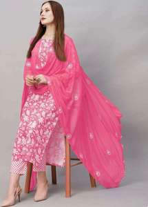 Costume prêt-à-porter en coton Lawn, Salwar Kameez indien, costume en coton et Lawn, costume imprimé pakistanais - Product Image 3